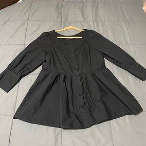 Black button down Blouse